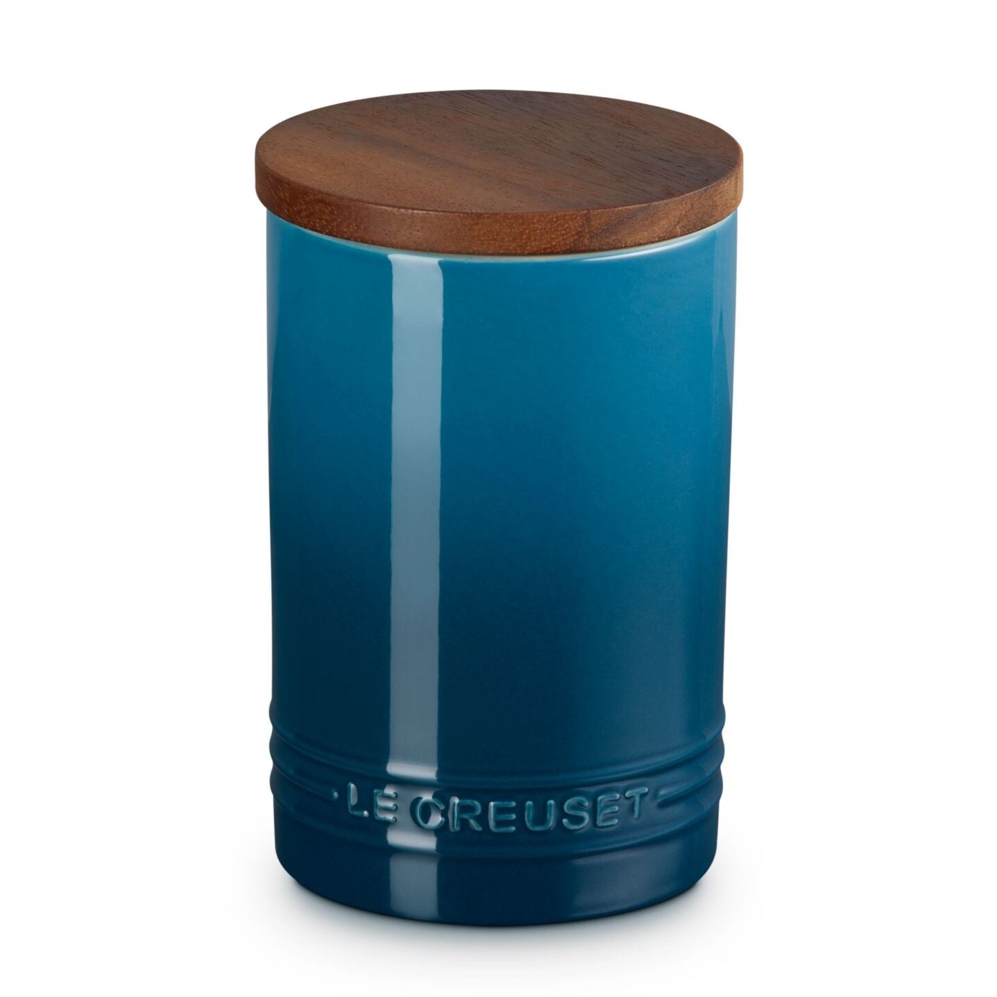 Dóza na potraviny SIGNATURE 770 ml, DEEP TEAL, kamenina, Le Creuset