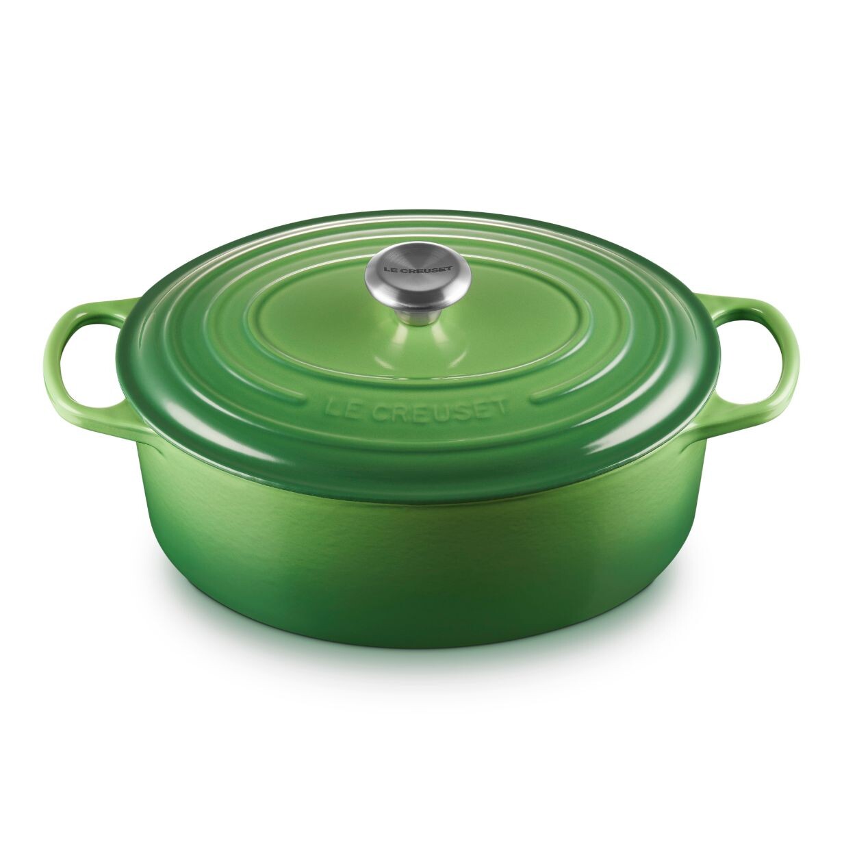 Kastról SIGNATURE 31 cm, 6,3 l, oválny, BAMBOO, liatina, Le Creuset