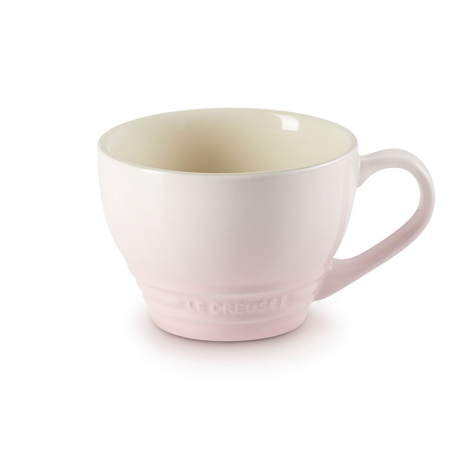 Hrnček na cappuccino 400 ml, SHELL PINK, kamenina, Le Creuset