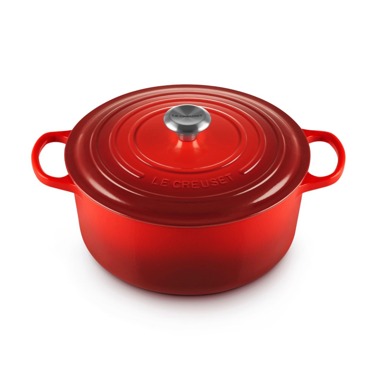 Kastról SIGNATURE 28 cm, 6,7 l, CERISE, liatina, Le Creuset
