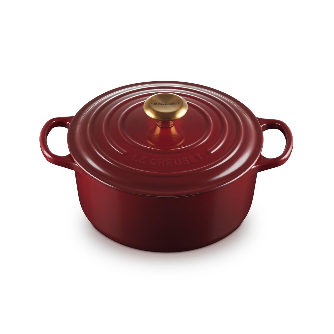 Kastról SIGNATURE 24 cm, 4,2 l, GARNET, liatina, Le Creuset