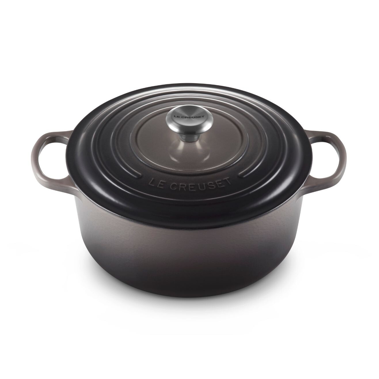 Kastról SIGNATURE 28 cm, 6,7 l, FLINT, liatina, Le Creuset