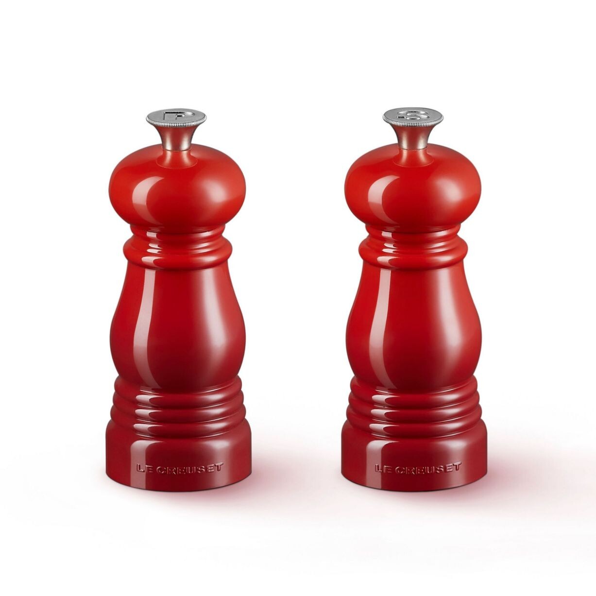 Sada mlynčekov na soľ a korenie 11 cm, sada 2 ks, CERISE, plast, Le Creuset