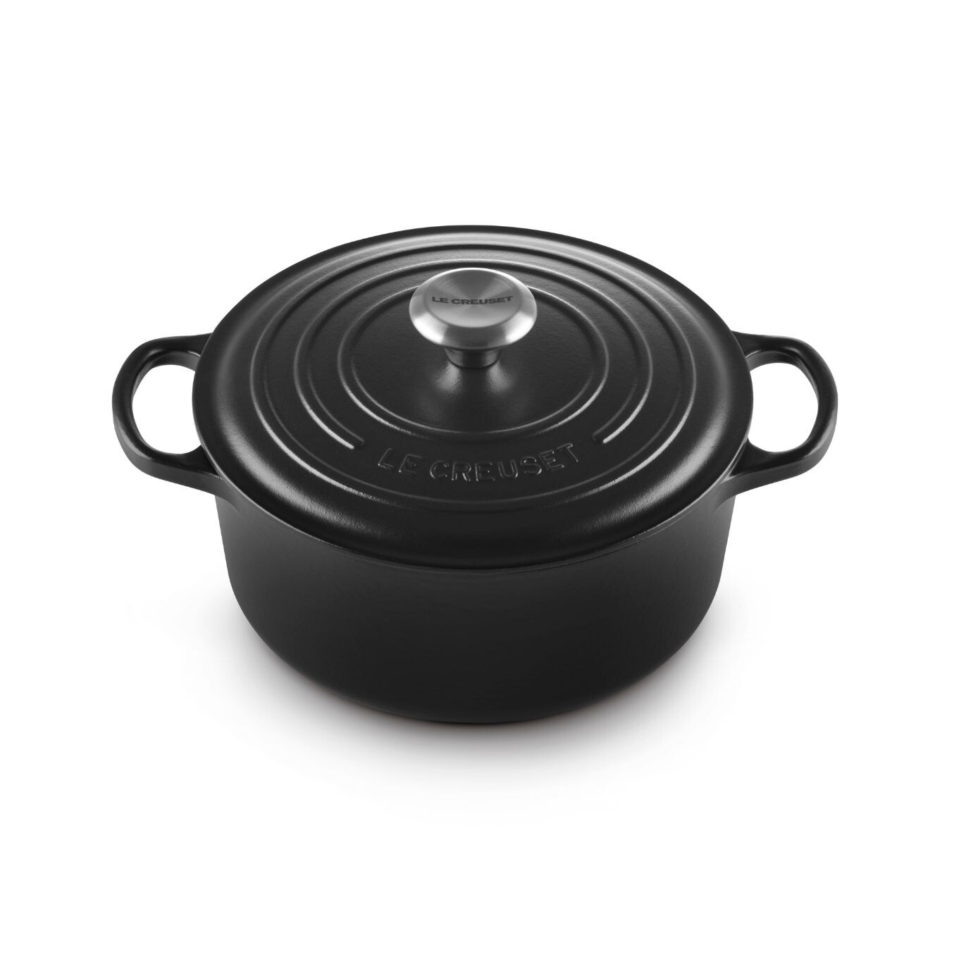 Kastról SIGNATURE 24 cm, 4,2 l, SATIN BLACK, liatina, Le Creuset