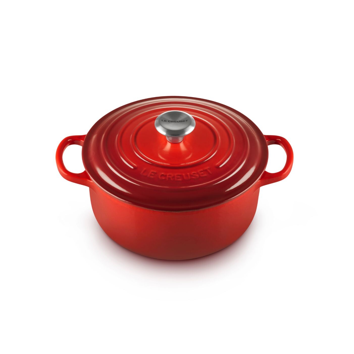 Kastról SIGNATURE 20 cm, 2,4 l, CERISE, liatina, Le Creuset