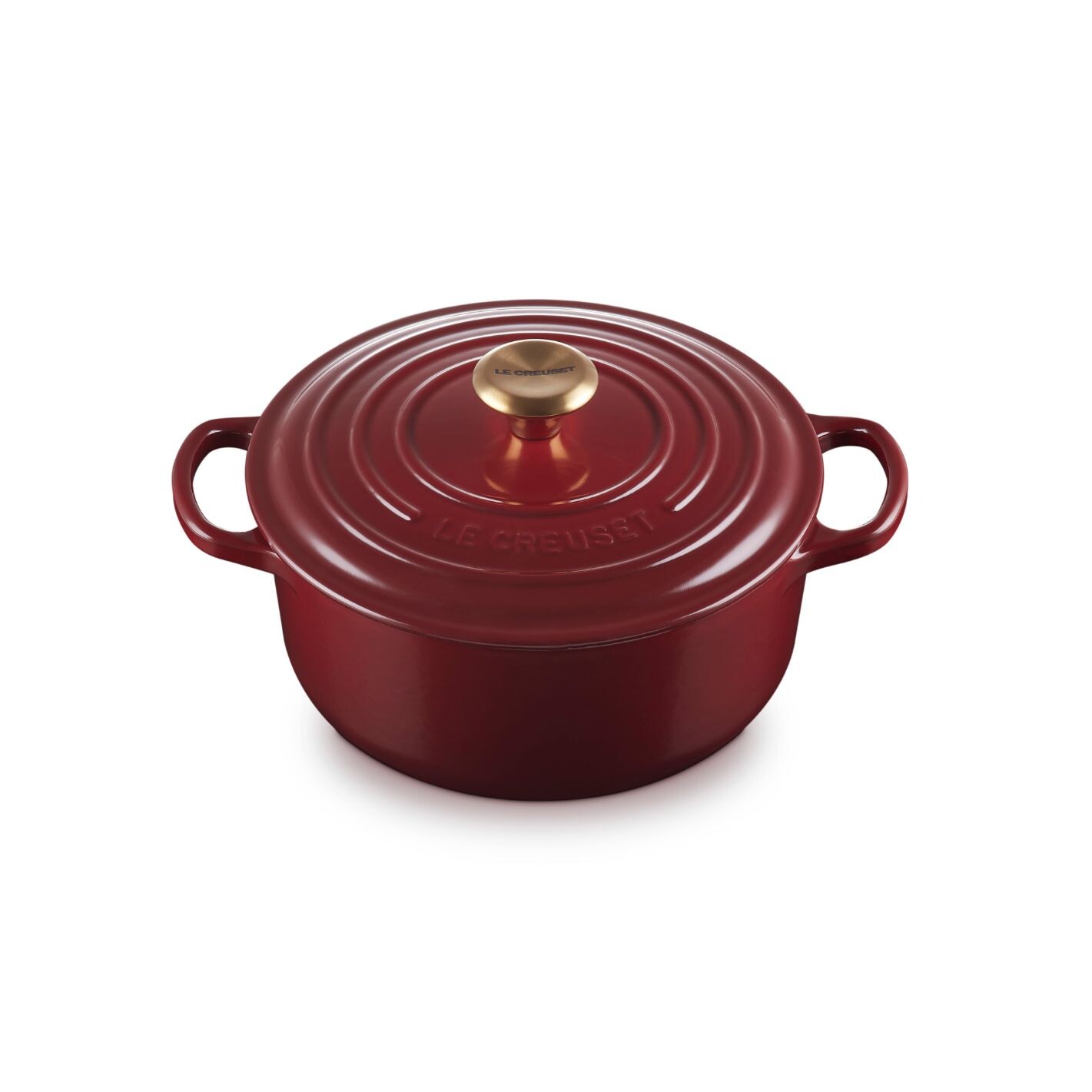 Kastról SIGNATURE 20 cm, 2,4 l, GARNET, liatina, Le Creuset