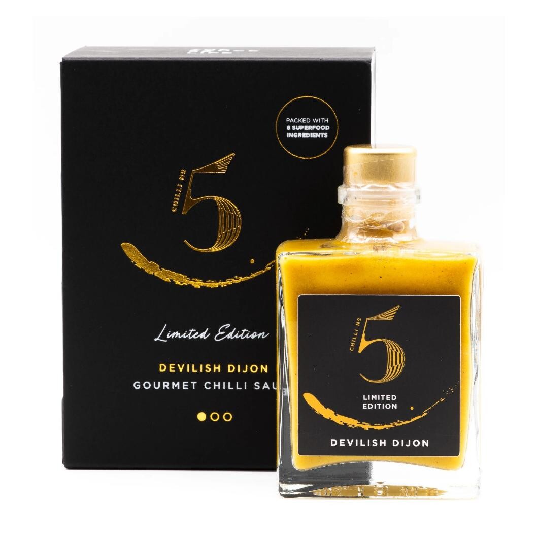 Chilli omáčka DEVILISH DIJON 100 ml, limitovaná edícia, Chilli No5