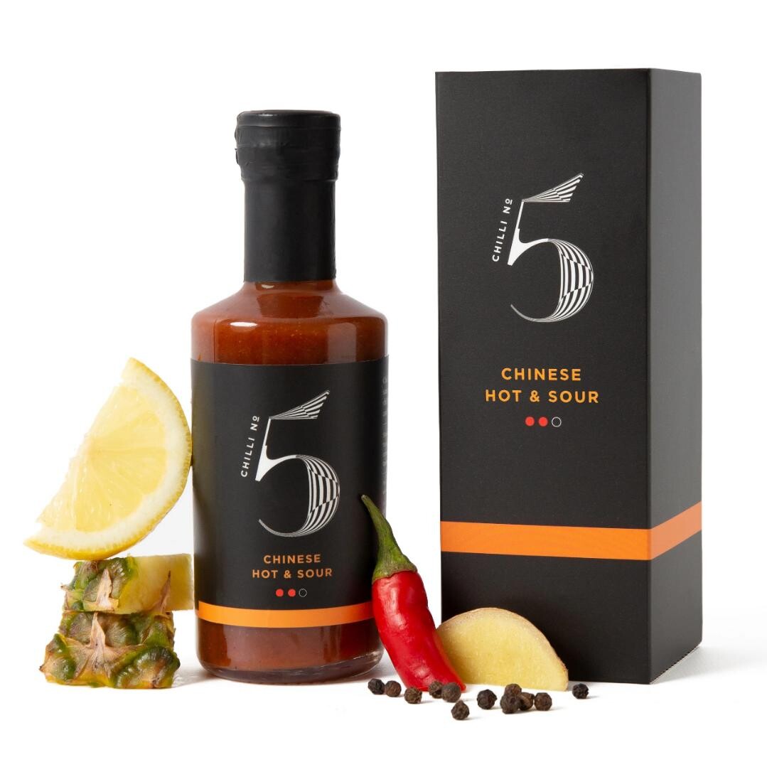 Gurmánska chilli omáčka CHINESE HOT & SOUR 200 ml, Chilli No5