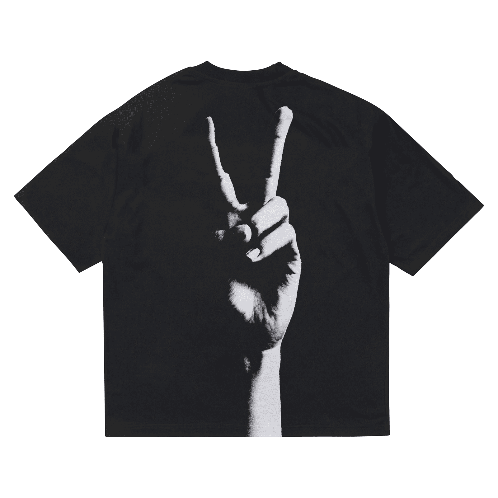 Ego tričko Peace Sign Čierna S