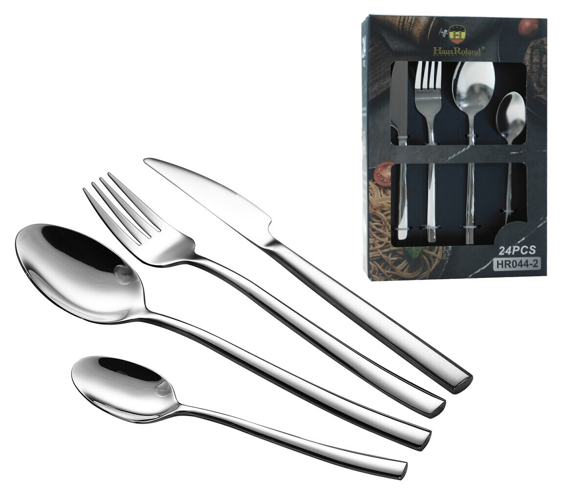 MAKRO - Príbor 24-dielny nerezový