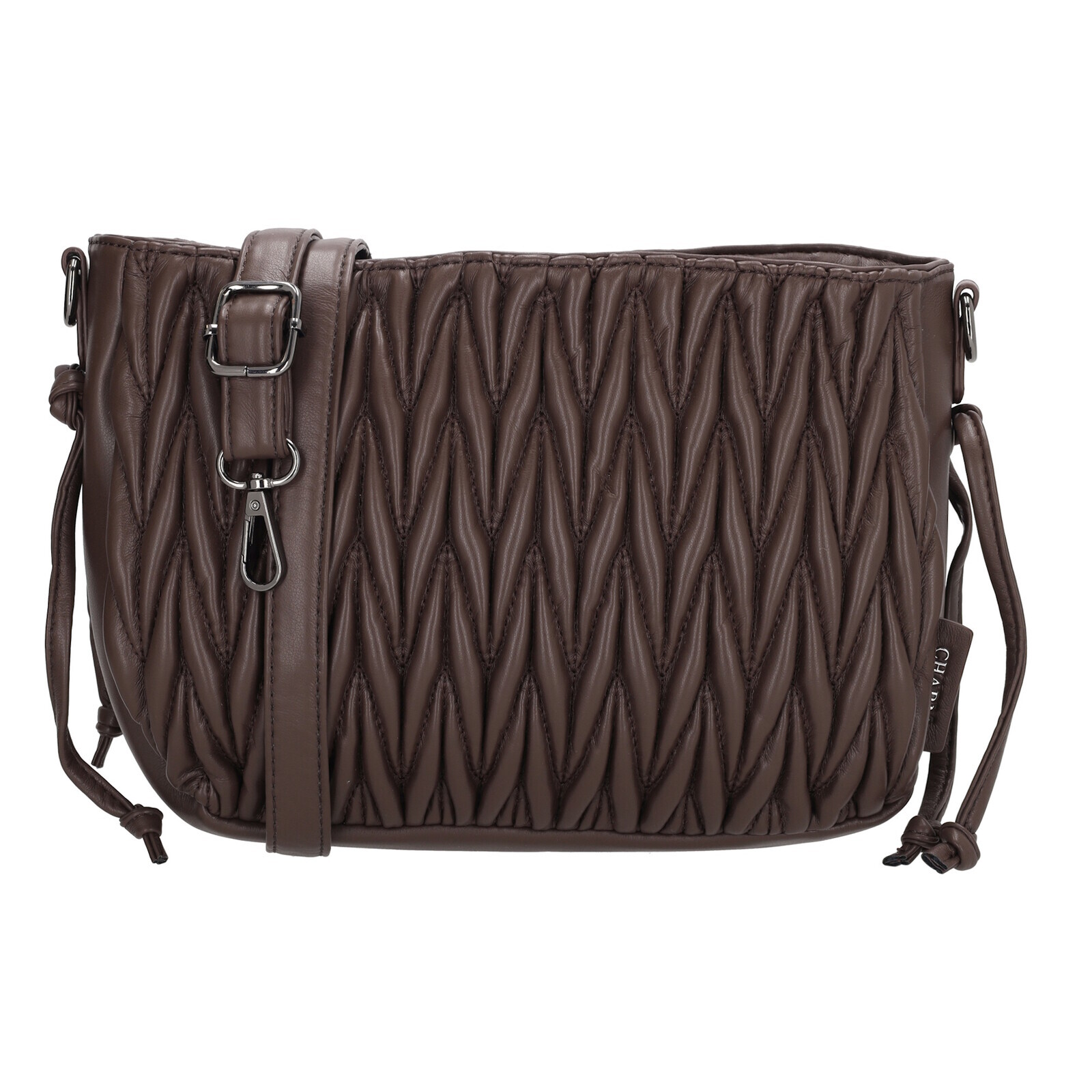 Dámska crossbody kabelka Charm London West End - hnedá - 25x20 cm