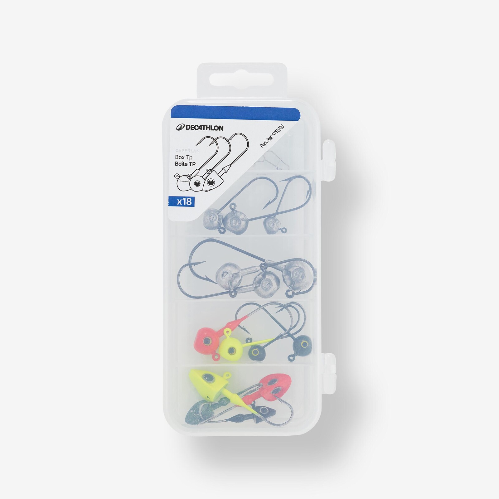 Box TP výber jigových hlavičiek na lov s mäkkými umelými nástrahami