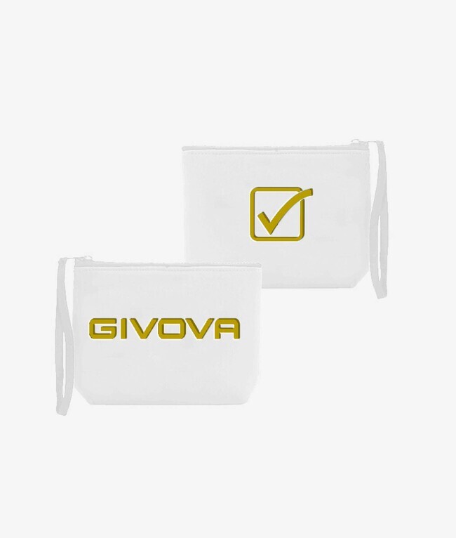 POCHETTE NEOPRENE 19*15*6 polo tričko biela-zlatá UNICA