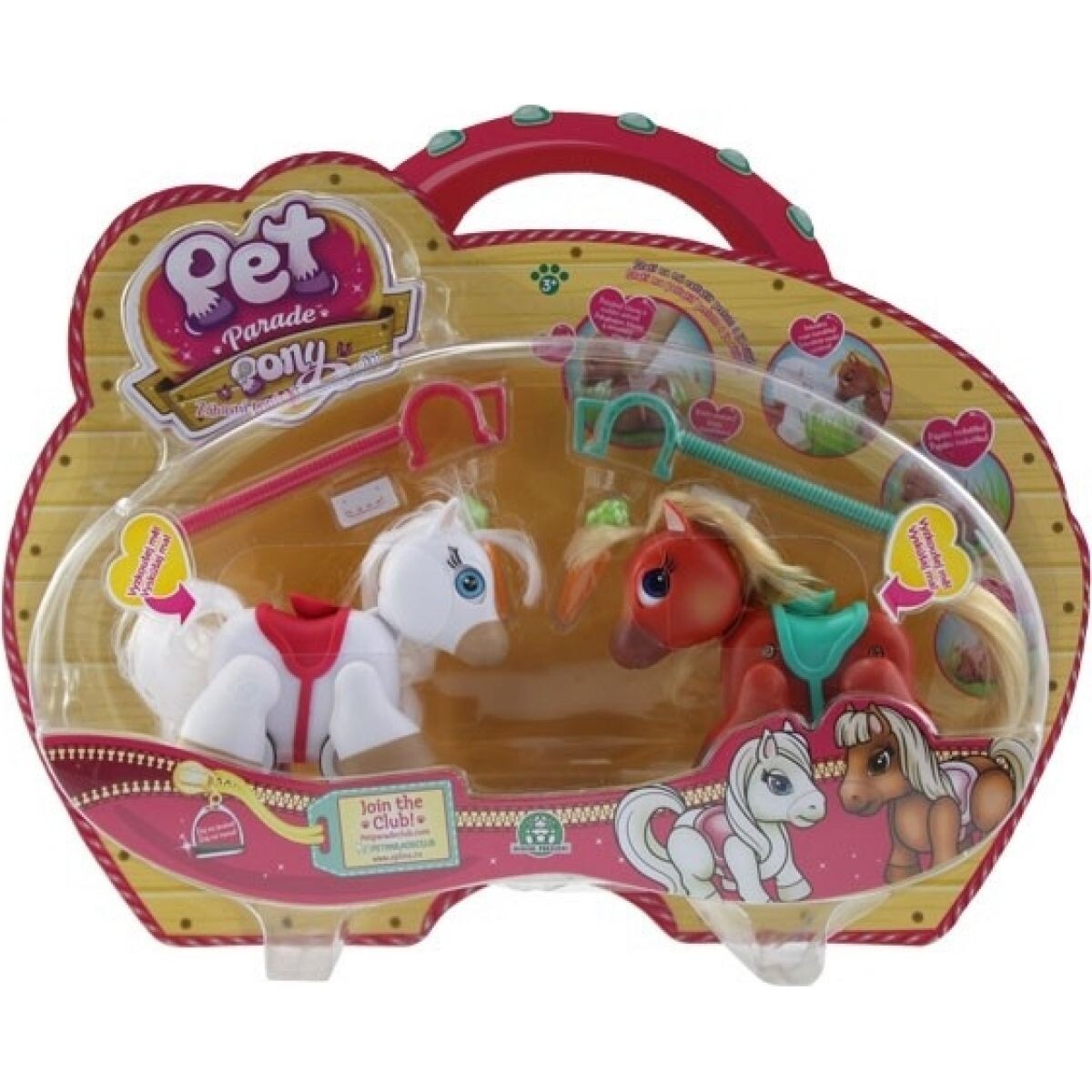 Pet Parade poník 8 x 8 x 2 cm 2pack čierny poník