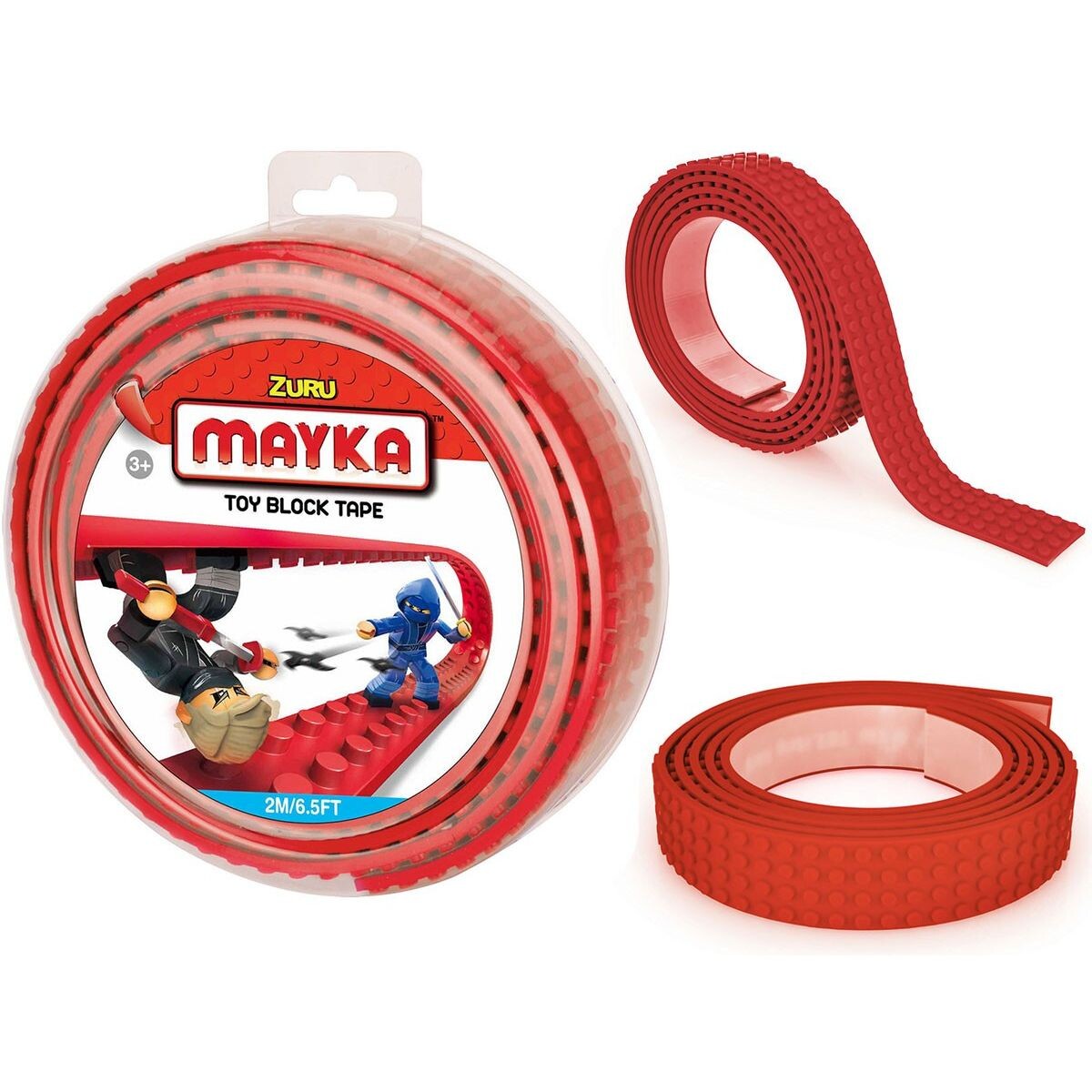 Mayka stavebnicová páska veľká 2 m červená