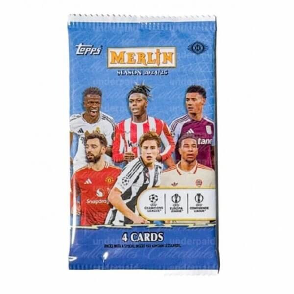 Topps Futbalové karty Topps 2024/2025 Merlin UEFA Hobby Balíček