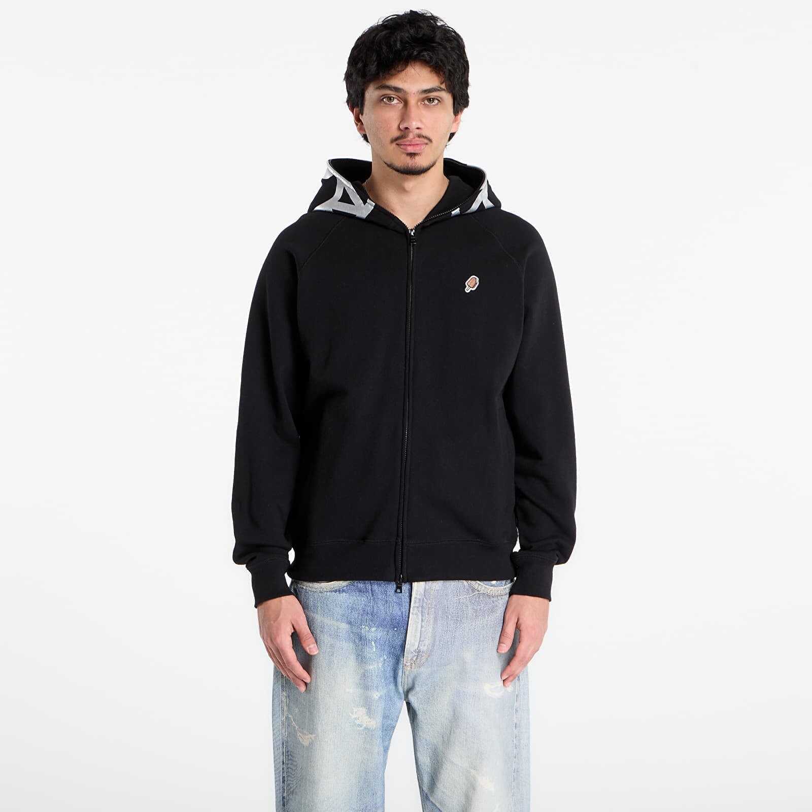 Mikina Billionaire Boys Club Icecream Smiley Zip Through Hood Black S