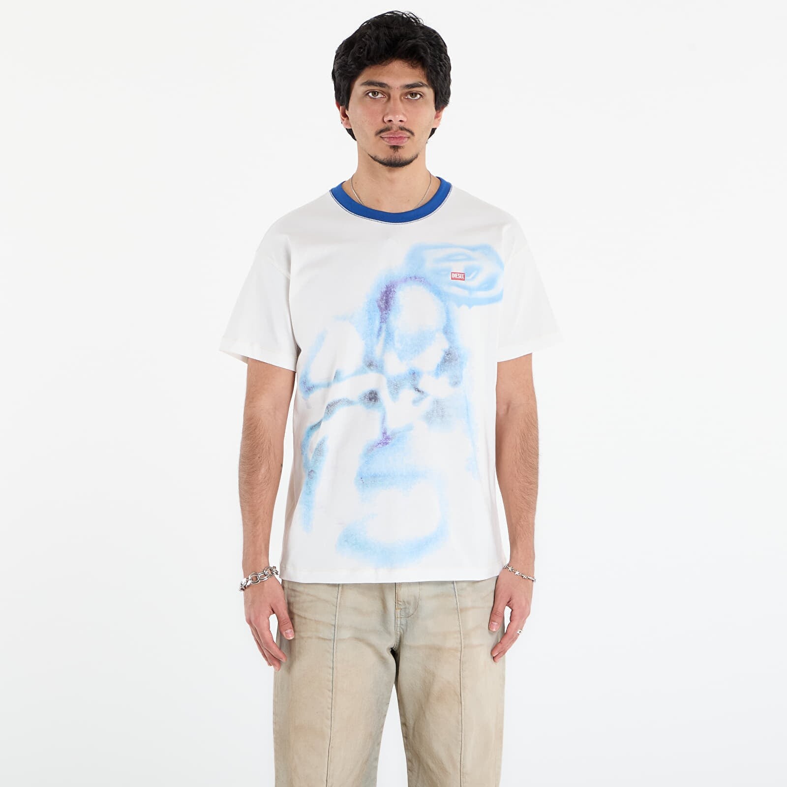 Tričko DIESEL T-Norm-V2 T-Shirt Off White S