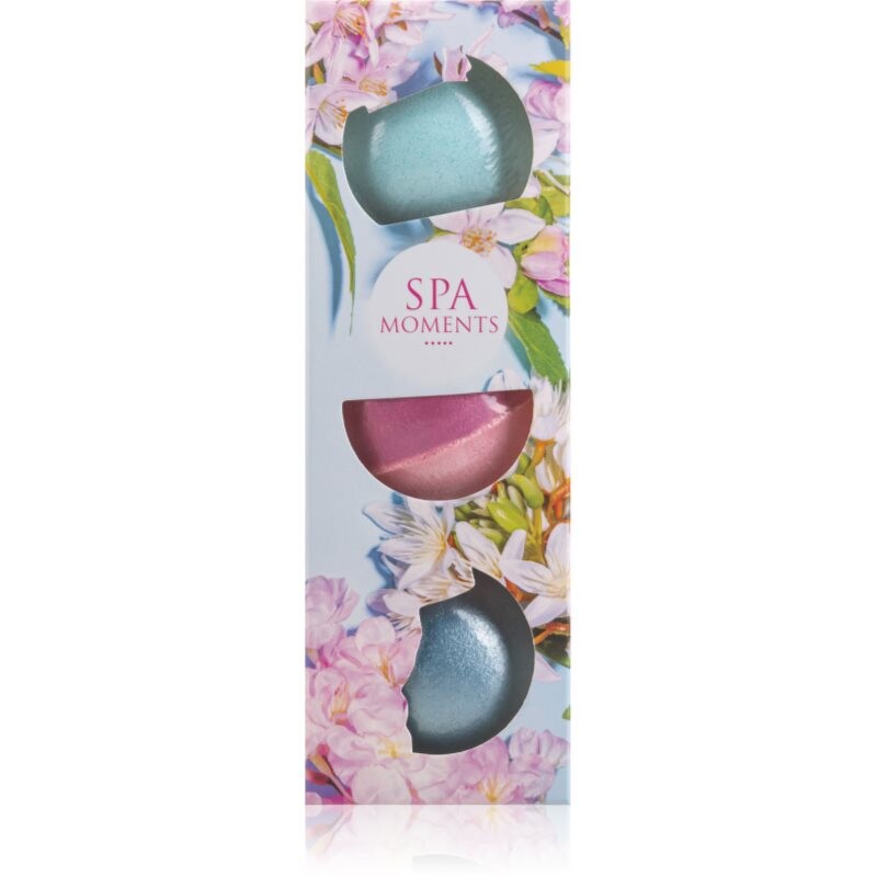 Spa Moments Fizzy Bath Bombs Shea Butter šumivé gule do kúpeľa s bambuckým maslom
