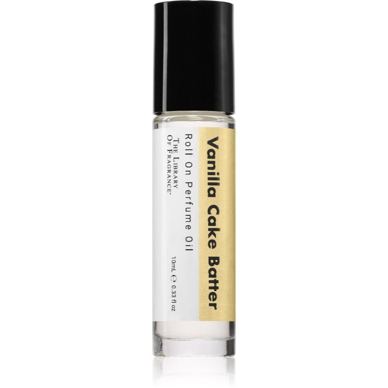 The Library of Fragrance Vanilla Cake Batter telový olej roll-on unisex 10 ml