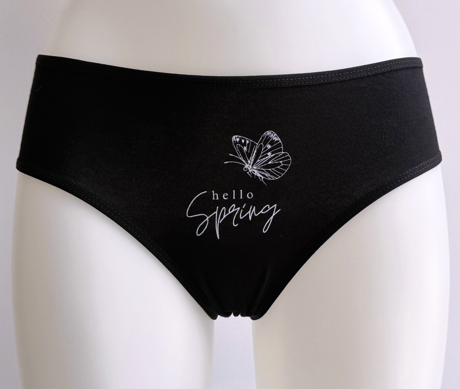 Dámske nohavičky Butterfly černá XL