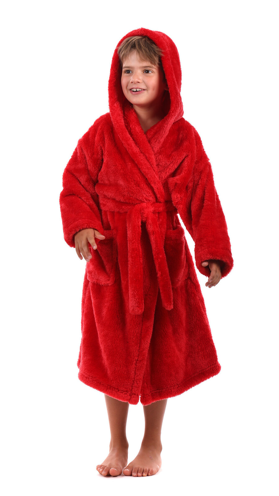 detský župan Lilly a Jack detská stuha červená dětské č.128