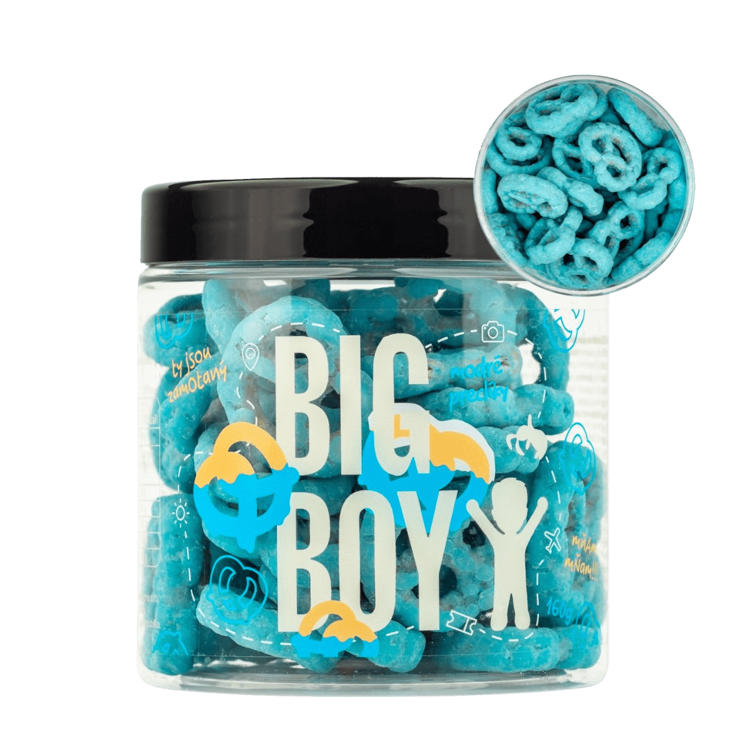 BIG BOY Modrý praclík 160 g