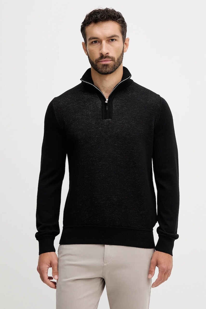 Vlnený sveter BOSS H-Illario