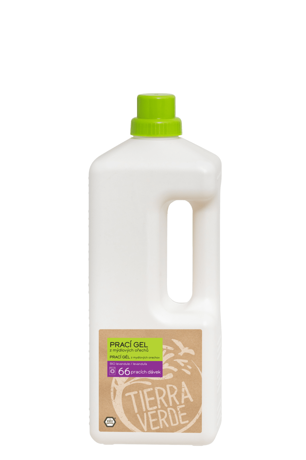 TIERRA VERDE Prací gél z mydlových orechov levandule 2 l
