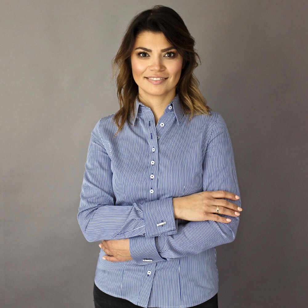 Dámska Košeľa s dlhým rukávom Willsoor Vzor 8406