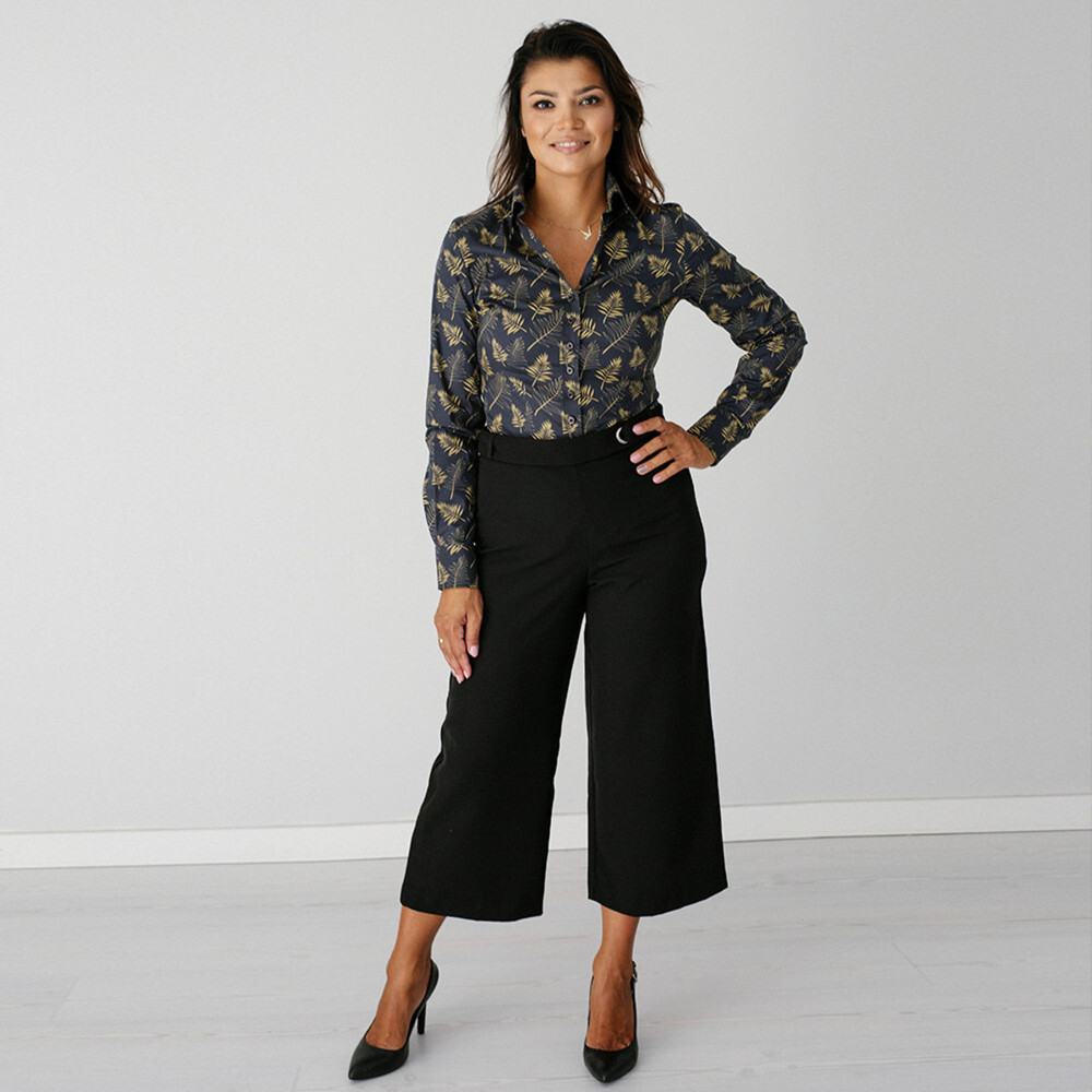 Dámska Košeľa s dlhým rukávom Willsoor Vzor 9591