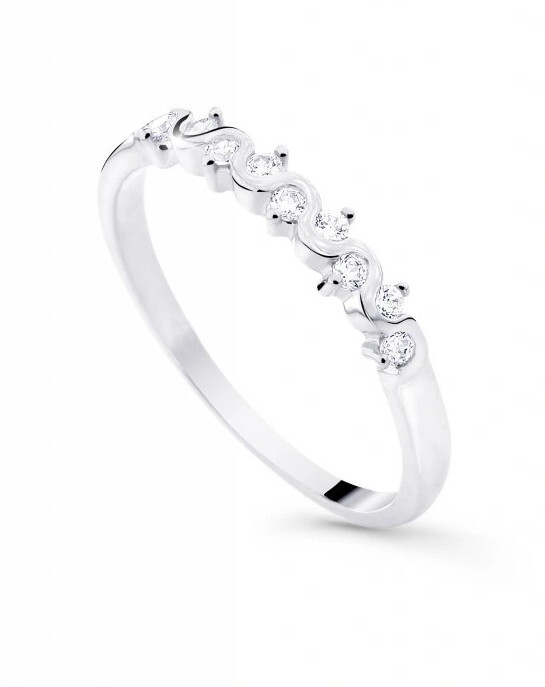 Cutie Diamonds Diamantový prsteň z bieleho zlata DZ8022-2086-10-X-2 62 mm