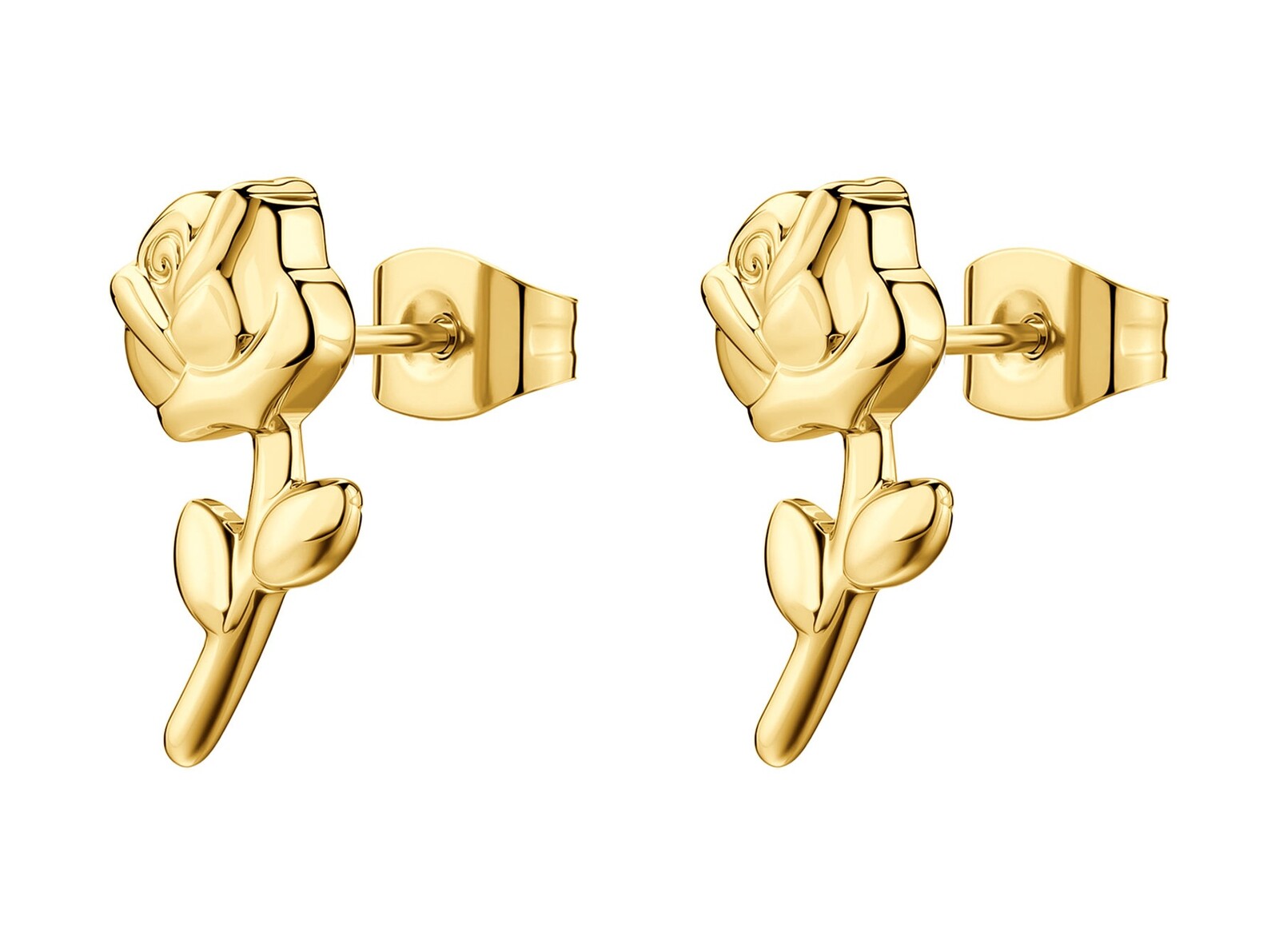 Brosway Pôvabné pozlátené náušnice Ruže Chakra BHKE199