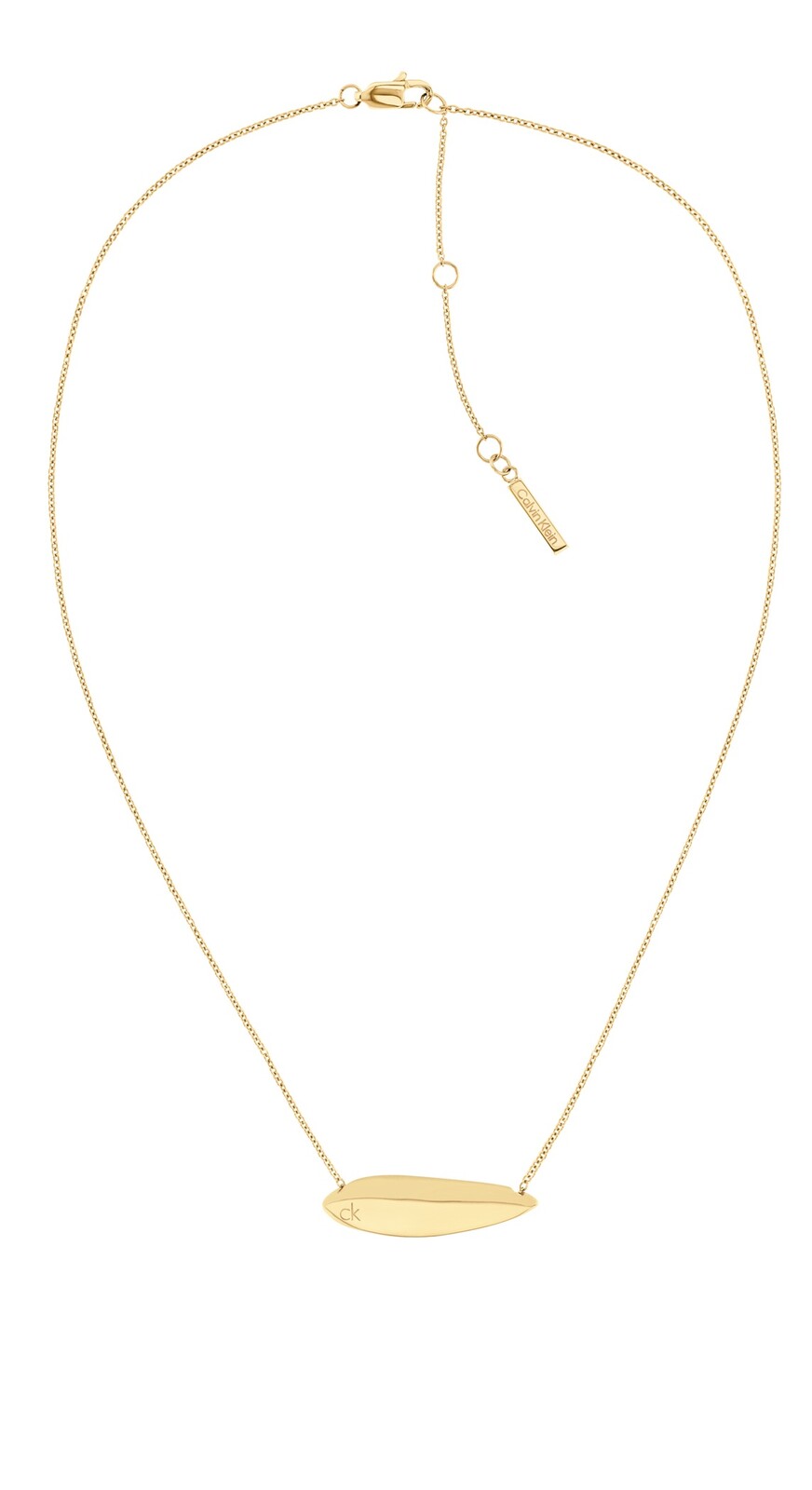 Calvin Klein Štýlový pozlátený náhrdelník pre ženy Sculpted 35000816