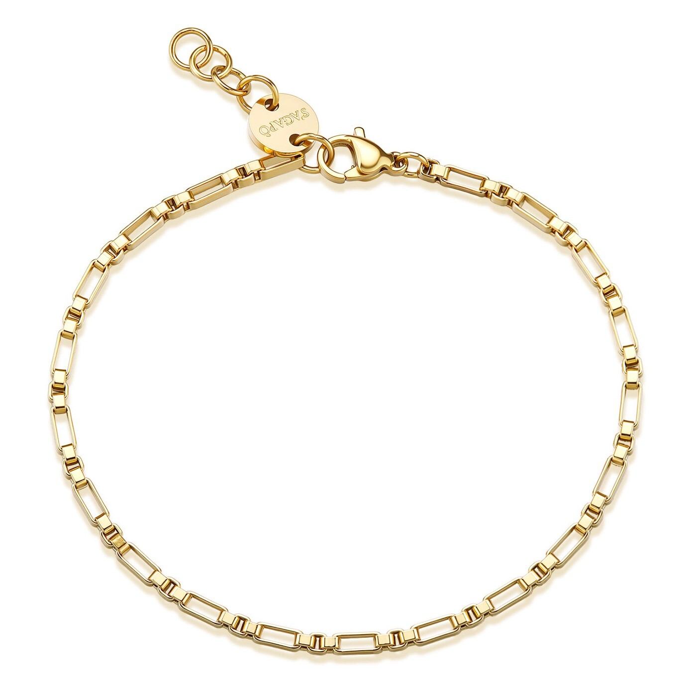 S'Agapõ Luxusný pozlátený náramok z ocele Ripple SRP96