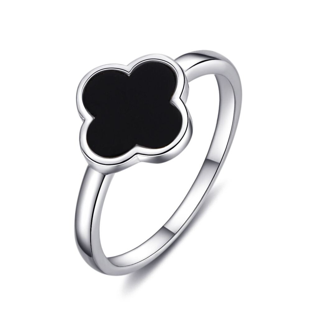 MOISS Štýlový strieborný prsteň Quatrefoil R0004462-P 62 mm