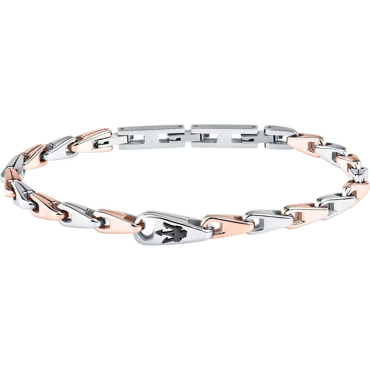 Maserati Pánsky bicolor náramok z ocele Iconic JM425AVD101