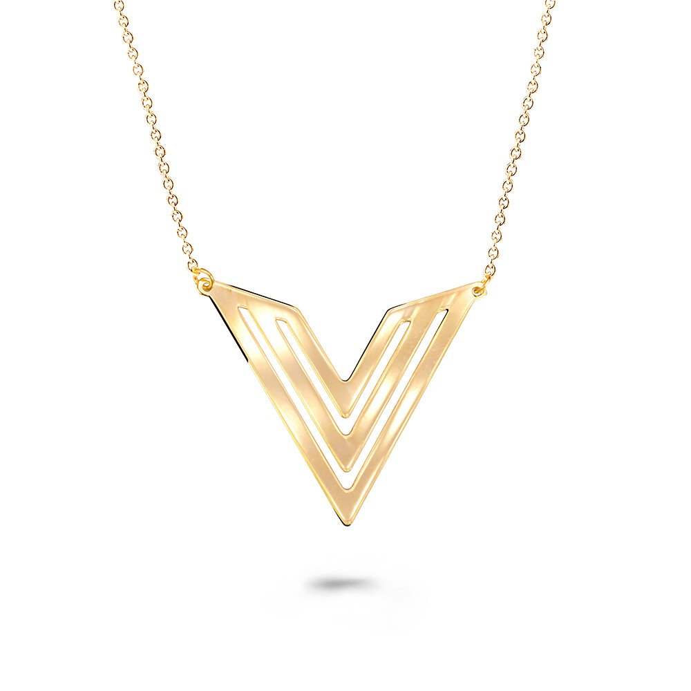 Cutie Jewellery Moderný dámsky náhrdelník zo žltého zlata Z0110-40-X-1