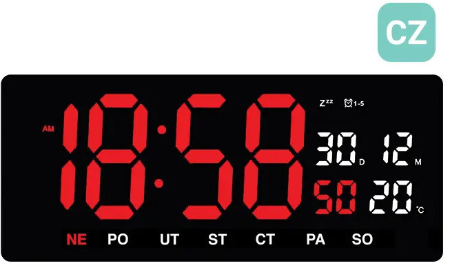 JVD Digitálne hodiny DH3604.3