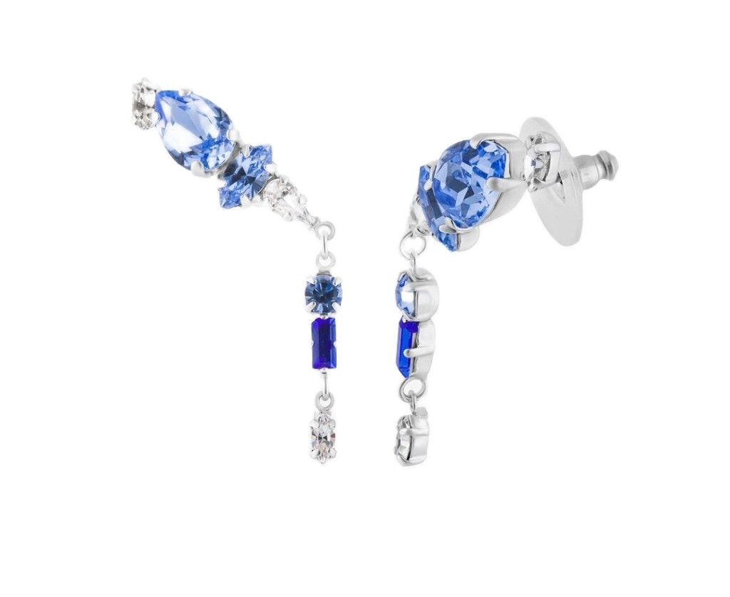 Preciosa Náušnice s krištáľom Preciosa Splash Spotlight 2634 58