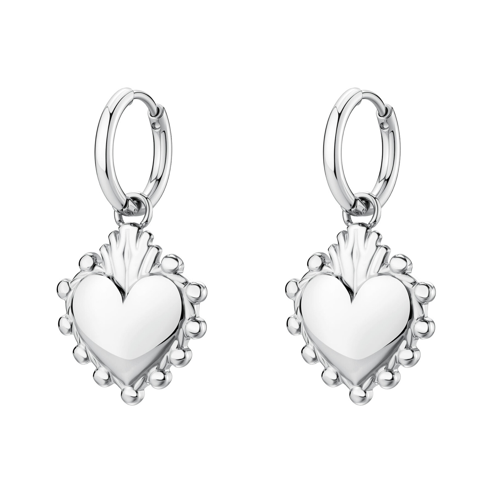 Brosway Romantické oceľové náušnice 2v1 Chakra BHKE196