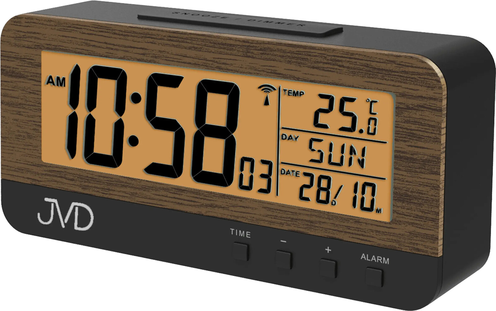 JVD Rádiom riadený digitálny budík RB91.2