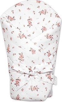 Baby Nellys Mušelínová zavinovačka s výztuží na zavazování Little Flowers