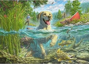 Schmidt Labrador na rybách 1000 dielikov