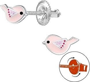 4SILVER Vtáčiky so skrutkovacou puzetou (Ag 925/1000, 0,1 g)