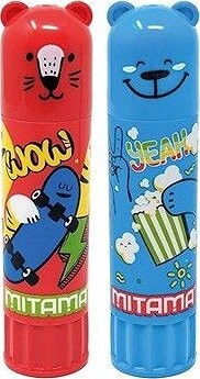 MITAMA lepicí tyčinka 2 x 15 g, modrá/červená