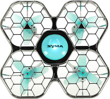 Syma KX3177 RC dron X26 PRO s detekcí překážek, 2,4 GHz, Wi-Fi, stříbrný