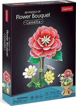 CUBICFUN Kytica kamélií 109 dielikov