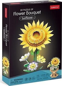 CUBICFUN Kytica slnečníc 102 dielikov