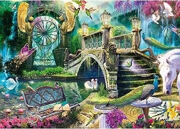 Schmidt Utajená záhrada 1000 dielikov